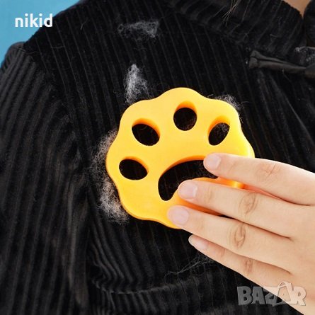 силиконова лапа лапичка за пералня сушилня за обиране на косми мъх от дрехи почистване , снимка 5 - Други - 37533221