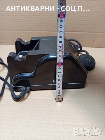 Соц Стар Бакелитен Телефон С Манивела. Номер 620., снимка 14 - Антикварни и старинни предмети - 53250062