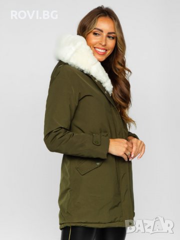 Разпродажба Дамска парка 4109 зелена, снимка 9 - Якета - 37967971