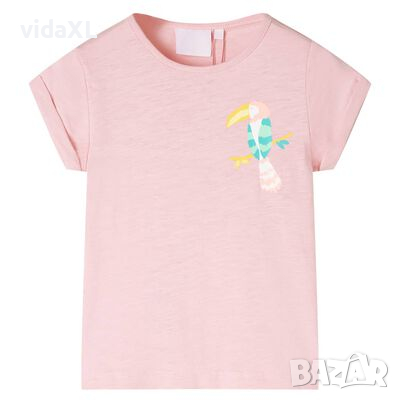 Детска тениска, светлорозово, 116, снимка 1 - Детски тениски и потници - 44897415