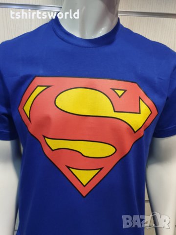 Нова мъжка тениска с трансферен печат Супермен, Superman, снимка 4 - Тениски - 28434592