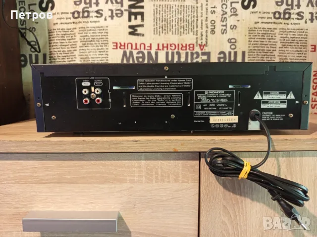 Касетен Дек"Pioneer"CT-1180w, снимка 8 - Декове - 49968229
