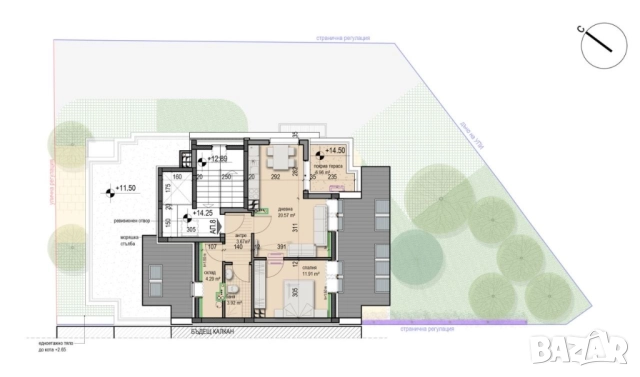 Отлично местоположение, представителна сграда от 2025 г., с довършителни работи и оборудвана баня, снимка 2 - Апартаменти - 52532387