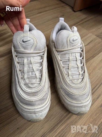 Оригинални бели маратонки Nike Air Max 97 ! 42 н, снимка 5 - Маратонки - 50823056