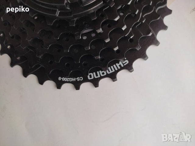 Продавам колела внос от Германия  венец касета SHIMANO CS - HG200-9, снимка 2 - Части за велосипеди - 38363504