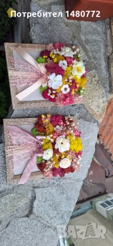 Букет със скандинавски мъх в рамка , снимка 12 - Декорация за дома - 51863918