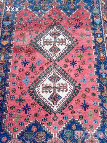 Ръчно тъкана вълнена пътека.Иранска.Антика за ценители., снимка 2 - Пътеки - 51808128