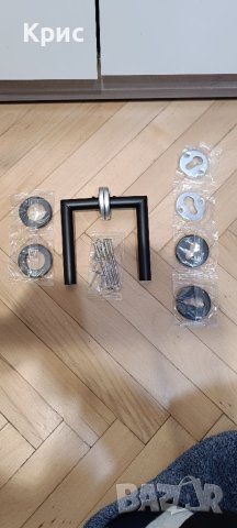 Метални дръжки за врати черен цвят., снимка 7 - Други - 43484577