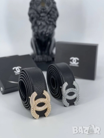 колани от естествена кожа в кутия CHANEL, снимка 2 - Колани - 51456903