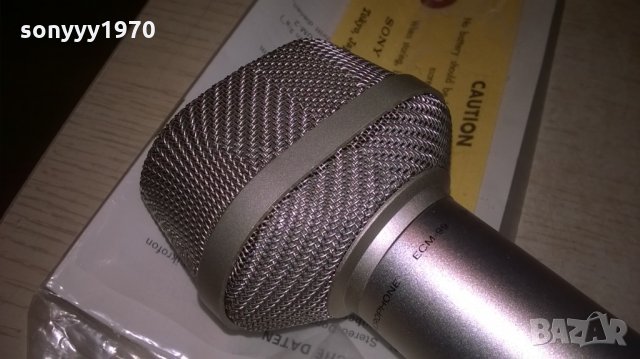 sony tokyo-made in japan-stereo microphone-внос франция, снимка 8 - Микрофони - 26684214