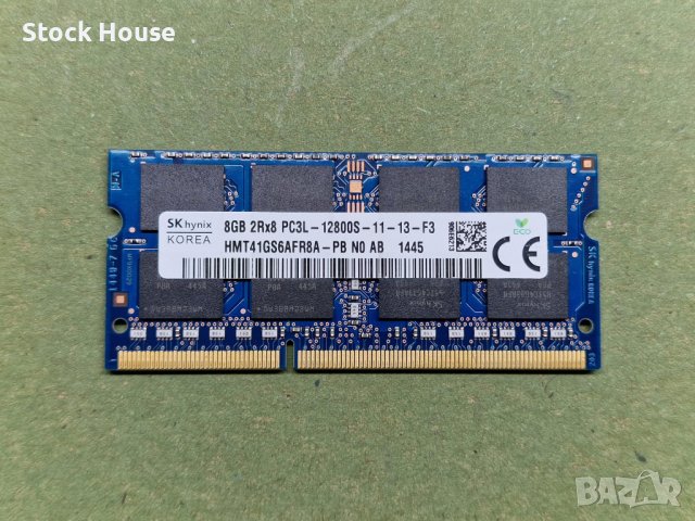 8GB Hynix 1600 MHZ DDR3L PC3L-12800 за лаптоп, снимка 1 - RAM памет - 39699690