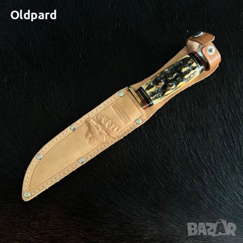 Античен немски ловен нож. В ново състояние (немска колекция).(063), снимка 6 - Ножове - 52165508