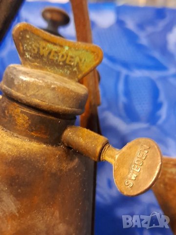 Стара масльонка и бензинова лампа, снимка 10 - Антикварни и старинни предмети - 36797365