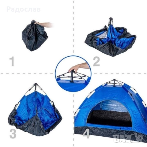 Двуслойна автоматична палатка, Muhler., снимка 4 - Палатки - 52063205