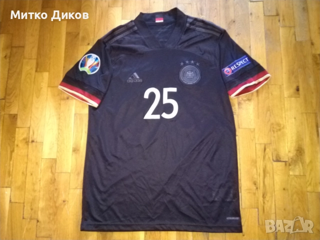 Германия 2020-22 №25 Томас Мюлер футб. тениска гости маркова на Адидас с баджове размер М като нова