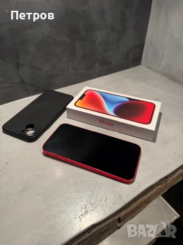 КАТО ЧИСТО НОВ Iphone 14 Plus Red + подарък, снимка 5 - Apple iPhone - 53202573