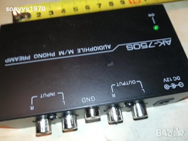 🛑AK-760S AUDIOPHILE M/M PHONO PREAMP 1909220926М, снимка 13 - Ресийвъри, усилватели, смесителни пултове - 38045588