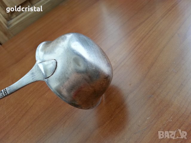  Посребрен черпак , снимка 6 - Антикварни и старинни предмети - 38275779