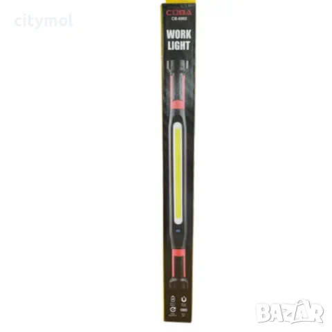 Работна лампа COBA CB-8905 – мултифункционална LED лампа с магнитна основа и регулируем ъгъл, снимка 7 - Аксесоари и консумативи - 53433762