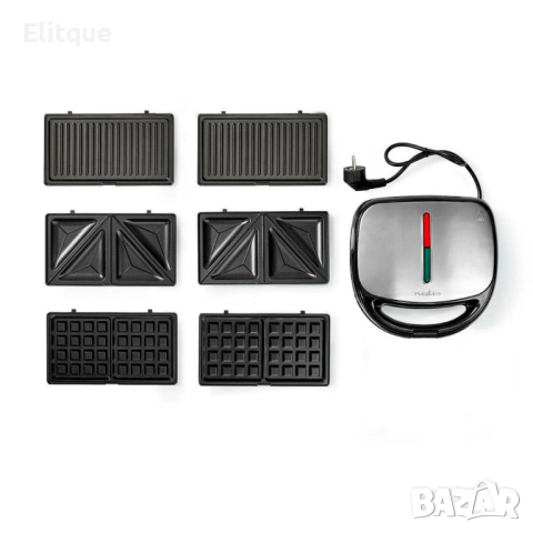 Мултигрил 3 в 1 - Сандвичи, тостер , вафли и грил скара за минути, снимка 6 - Други - 52716656