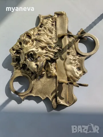 Бронзова , стара мастилница , Царство България , масивна, детайлна изработка., снимка 8 - Други ценни предмети - 49945760