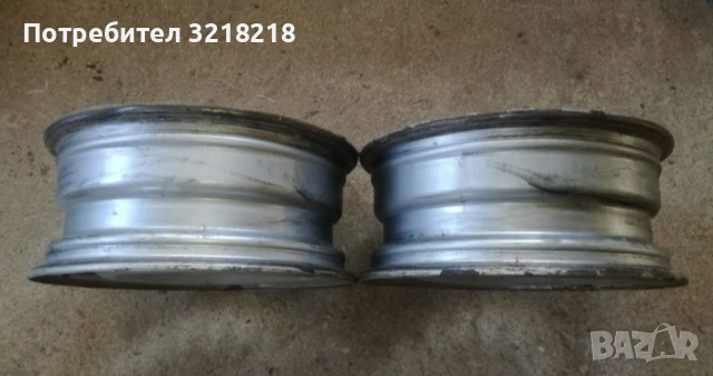 2 броя стоманени джанти 4*100, снимка 3 - Гуми и джанти - 50507556