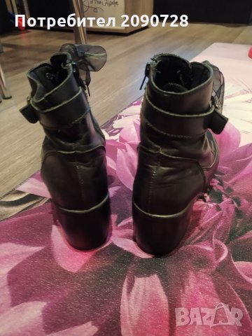 Кобинки от естествена кожа, снимка 3 - Дамски боти - 35162123
