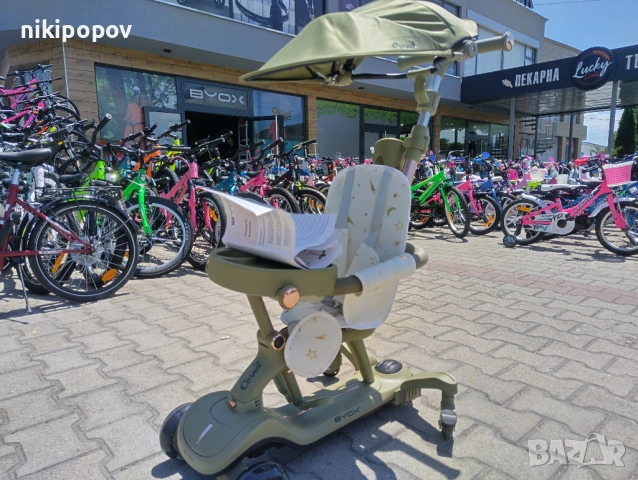 BYOX Детска тротинетка Cornet 6в1 зелен, снимка 11 - Скутери и тротинетки - 53564043