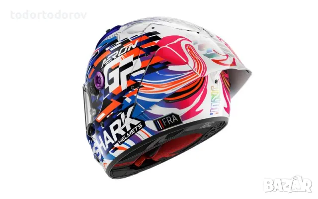 Топ цена Мото Каска за мотор SHARK AERON GP JOHAN ZARCO MOTOGP FIM, снимка 4 - Аксесоари и консумативи - 50365955