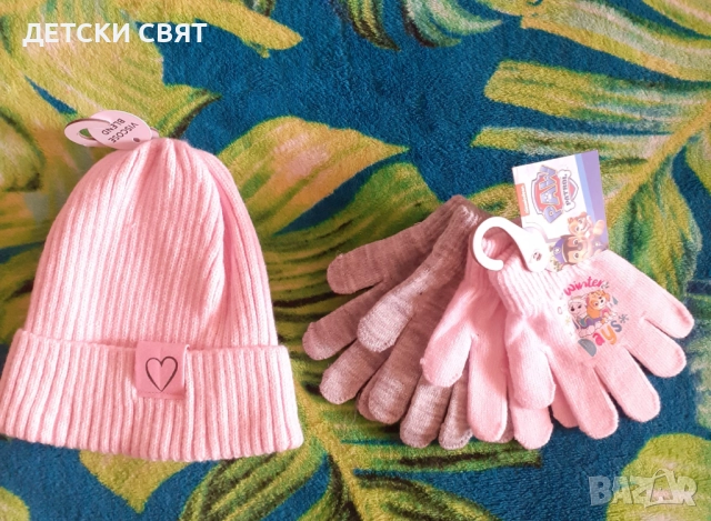 Нов комплект шапка и ръкавички с Пес Патрул