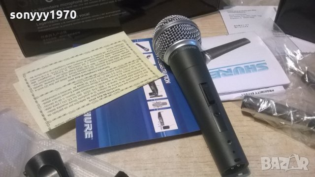 profi-shure sm58-пълен комплект-внос швеицария, снимка 6 - Микрофони - 28146732