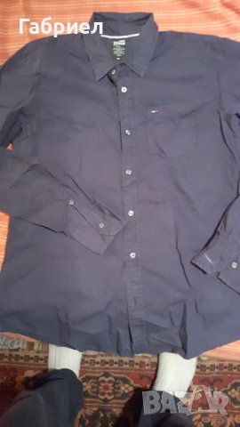 Мъжка риза Denim HILFIGER , снимка 4 - Ризи - 36615209
