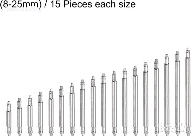 Патенти за часовници щифт всички размери 270бр инструменти консумативи, снимка 4 - Други инструменти - 40818930