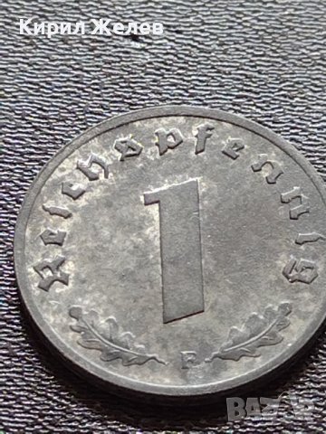 Две монети 1 райхспфенинг 1938г. / 1 райхспфенинг 1941г. Трети райх с СВАСТИКА редки 17385, снимка 9 - Нумизматика и бонистика - 40650393