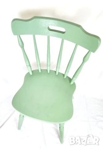 Дървен трапезен стол кантри, снимка 3 - Столове - 50841064