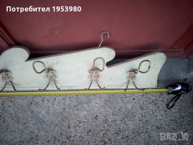 Стара голяма закачалка, снимка 4 - Антикварни и старинни предмети - 27635629
