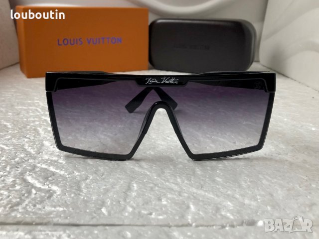 Louis Vuitton 2023 висок клас мъжки слънчеви очила маска Дамски Унисекс, снимка 2 - Слънчеви и диоптрични очила - 39000215
