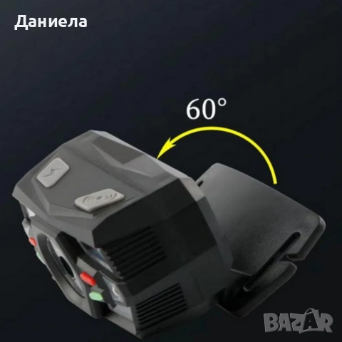 LED челник BL-CT108 с PIR сензор за безконтактно включване, водоустойчив и лек, снимка 4 - Други стоки за дома - 53354342