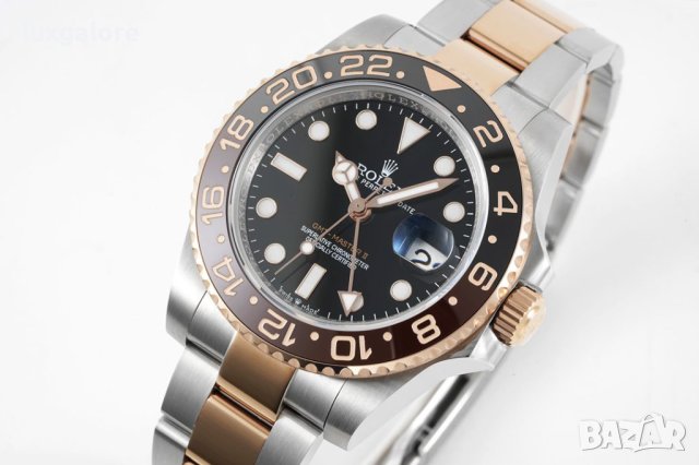 Мъжки часовник Rolex GMT-Master II Root Beer с автоматичен швейцарски механизъм, снимка 4 - Мъжки - 43489769