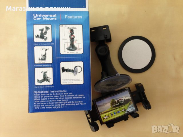  Увеличи снимката УНИВЕРСАЛНА СТОЙКА ЗА ТАБЛЕТИ 9, 10 ИНЧА ЗА СТЪКЛО И ЗА ПОДГЛАВНИК, снимка 10 - Аксесоари и консумативи - 28384494