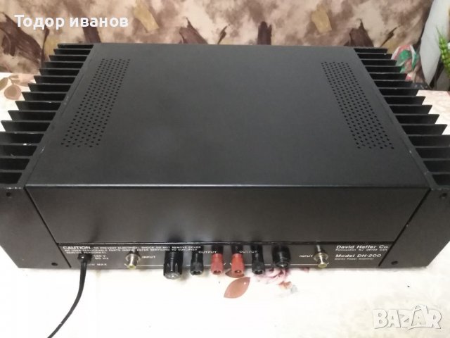 David hafler-DH200-USA, снимка 5 - Ресийвъри, усилватели, смесителни пултове - 39164122