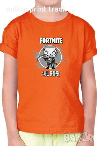 Детска тениска Фортнайт Fortnite Skull Trooper 01, снимка 9 - Детски тениски и потници - 48524372