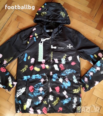 OFF WHITE ❤ модерните якета ветровки ПОСЛЕДНИ бройки , снимка 5 - Спортни дрехи, екипи - 31950272