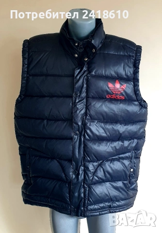 Adidas Originals Motorcycle Vest Mens Size XL / 2XL ОРИГИНАЛ Мъжки Пухен Елек!, снимка 12 - Спортни дрехи, екипи - 53440632