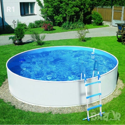 Басейн Azuro с метална стена 360см H90см, снимка 5 - Басейни и аксесоари - 53399453