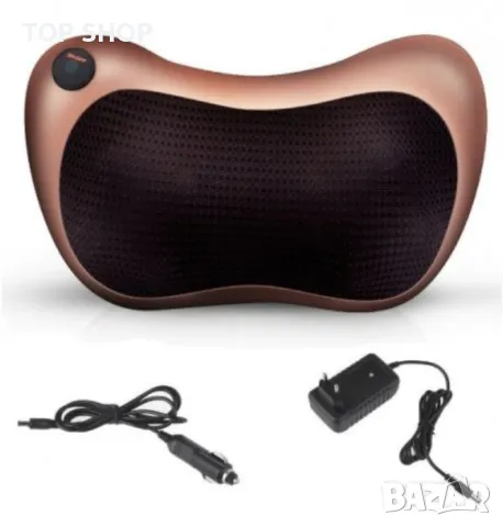 МАСАЖНА ВЪЗГЛАВНИЦА МАСАЖОР, МАГНИТНА 4 ТОЧКОВА, снимка 3 - Масажори - 48831485