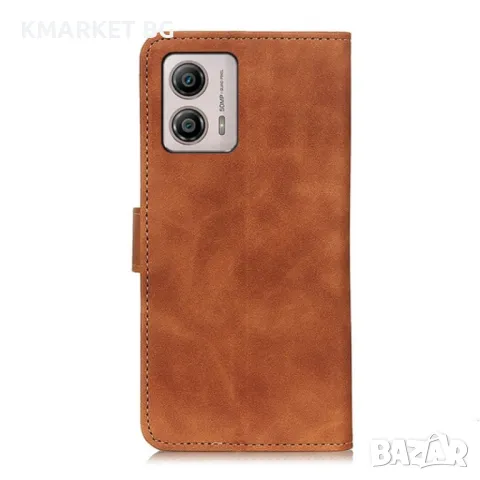 Motorola Moto G53 5G KHAZNEH Retro Style Wallet Кожен Калъф и Протектор, снимка 6 - Калъфи, кейсове - 49003901
