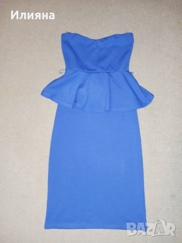 Синя рокля, снимка 3 - Рокли - 53131549
