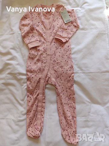 4 броя  нови пижами  9-12 месеца, снимка 9 - Бебешки пижами - 48843918