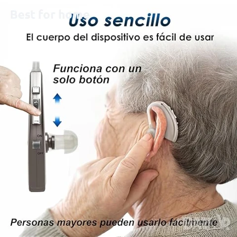 Britzgo BHA-220S Слухов апарат подходяща за двете уши, 4 нива на звука, снимка 4 - Други - 51287981